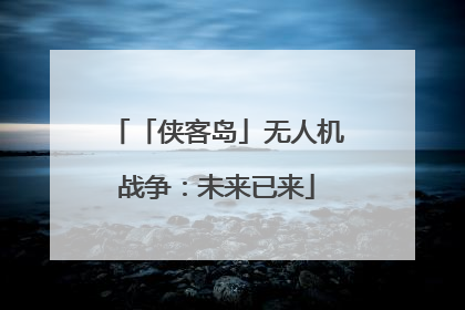 「侠客岛」无人机战争：未来已来