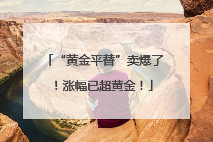 “黄金平替”卖爆了！涨幅已超黄金！