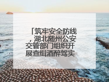 筑牢安全防线，湖北随州公安交管部门组织开展查缉酒醉驾实战演练活动