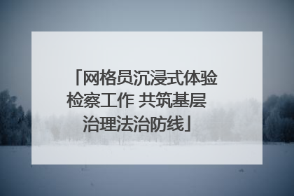 网格员沉浸式体验检察工作 共筑基层治理法治防线
