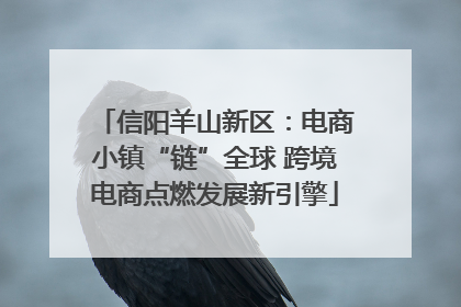 信阳羊山新区：电商小镇“链”全球 跨境电商点燃发展新引擎
