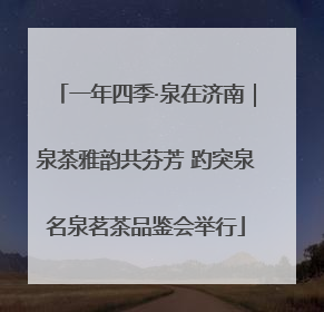 一年四季·泉在济南｜泉茶雅韵共芬芳 趵突泉名泉茗茶品鉴会举行