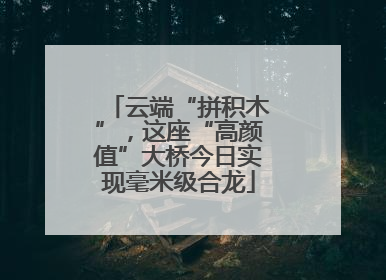 云端“拼积木”，这座“高颜值”大桥今日实现毫米级合龙