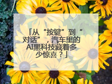 从“按键”到“对话”，汽车里的AI黑科技藏着多少惊喜？