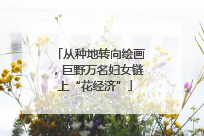 从种地转向绘画，巨野万名妇女链上“花经济”