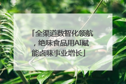 全渠道数智化领航，绝味食品用AI赋能卤味事业增长