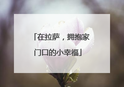 在拉萨，拥抱家门口的小幸福