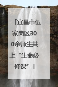 宜昌市伍家岗区300余师生共上“生命必修课”