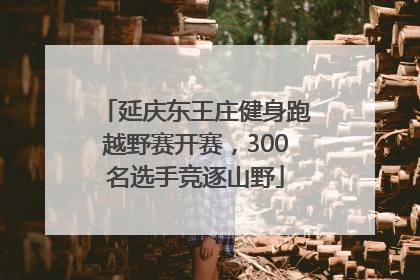 延庆东王庄健身跑越野赛开赛，300名选手竞逐山野