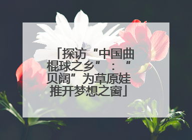 探访“中国曲棍球之乡”：“贝阔”为草原娃推开梦想之窗