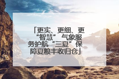 更实、更细、更“智慧” 气象服务护航“三夏”保障夏粮丰收归仓