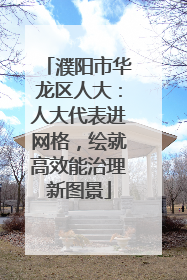 濮阳市华龙区人大：人大代表进网格，绘就高效能治理新图景