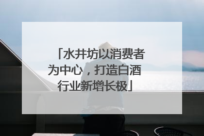 水井坊以消费者为中心，打造白酒行业新增长极