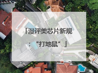 漫评美芯片新规：“打地鼠”