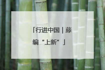 行进中国｜藤编“上新”
