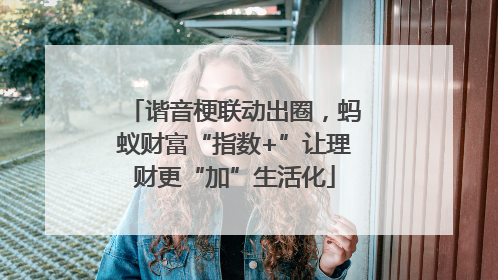 谐音梗联动出圈，蚂蚁财富“指数+”让理财更“加”生活化