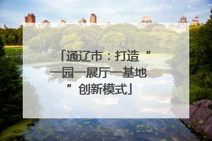 通辽市：打造“一园一展厅一基地”创新模式