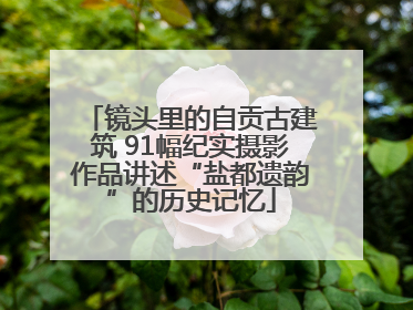 镜头里的自贡古建筑 91幅纪实摄影作品讲述“盐都遗韵”的历史记忆