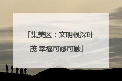 集美区：文明根深叶茂 幸福可感可触