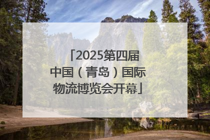 2025第四届中国（青岛）国际物流博览会开幕