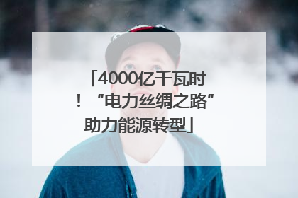 4000亿千瓦时！“电力丝绸之路”助力能源转型
