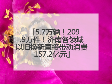 5.7万辆！209.9万件！济南各领域以旧换新直接带动消费157.2亿元