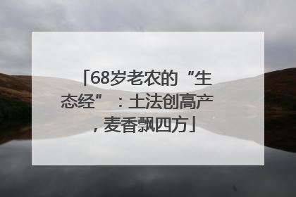 68岁老农的“生态经”：土法创高产，麦香飘四方
